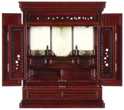 神棚・神具(屋根違い三社・中B)