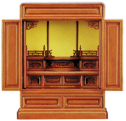 神棚・神具(屋根違い三社・小)